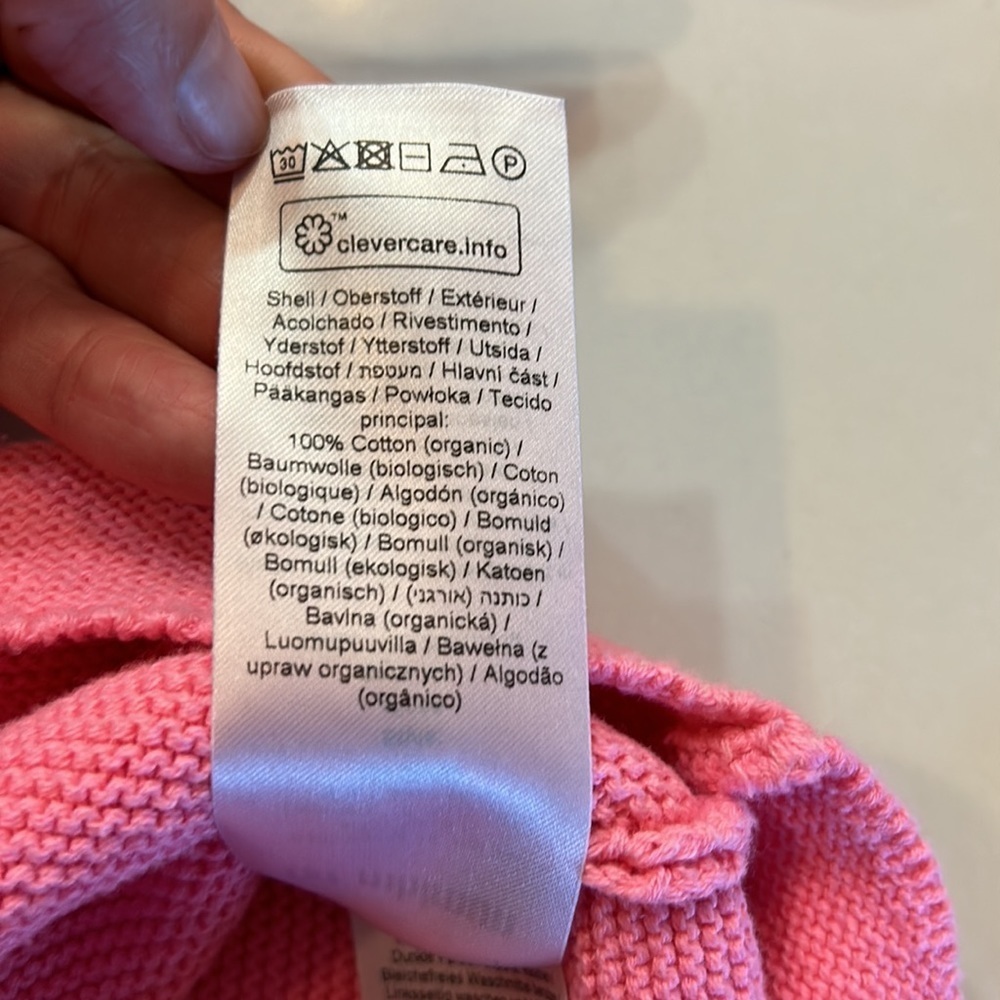 Pink V Neck Sweater M - Picture 6 of 6